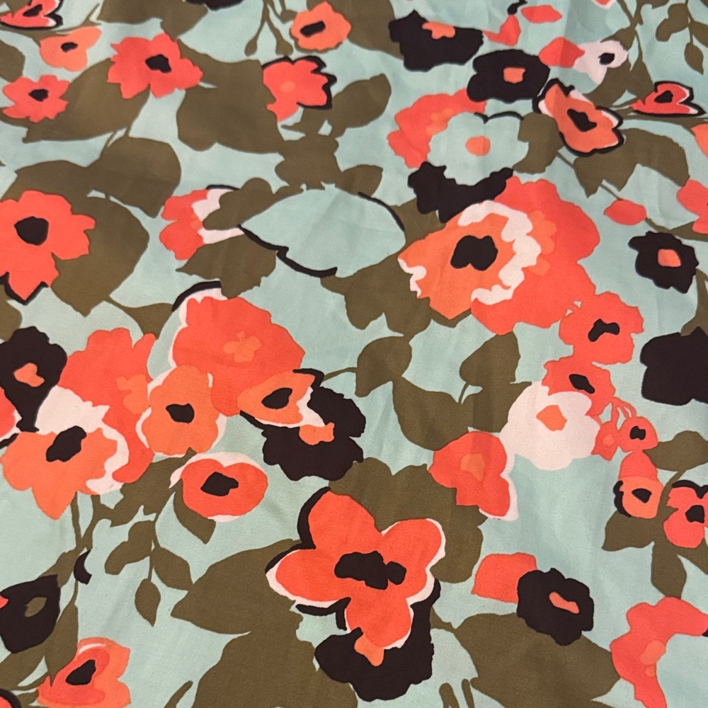 Lane Bryant Floral Skirt in Pink and Green Size 28 - Picture 2 of 7